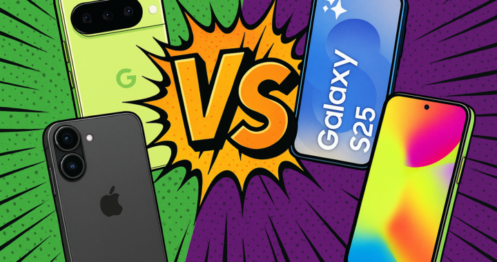 iPhone 17 vs Galaxy S25 vs Pixel 10: la comparativa definitiva de los titanes del 2025.