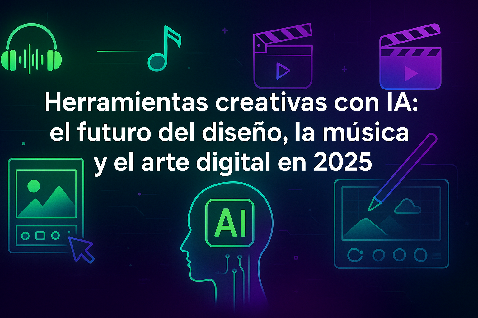Herramientas creativas con IA: diseño, música, vídeo y escritura en 2025