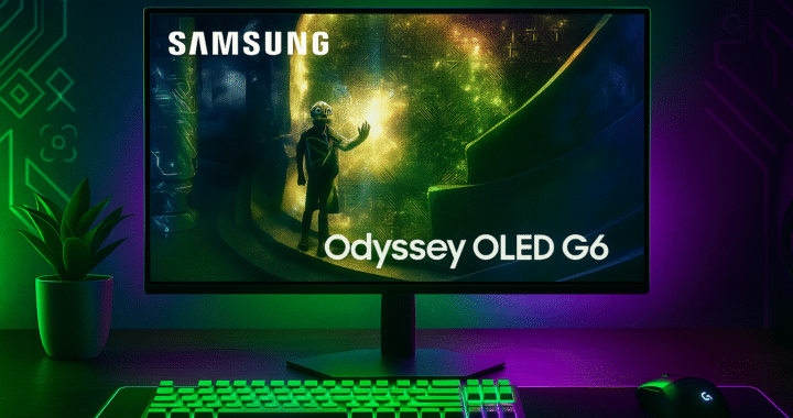 🖥️ Samsung Odyssey OLED G6: la nueva joya gamer con 240 Hz, 0.03 ms y tecnología Glare Free.