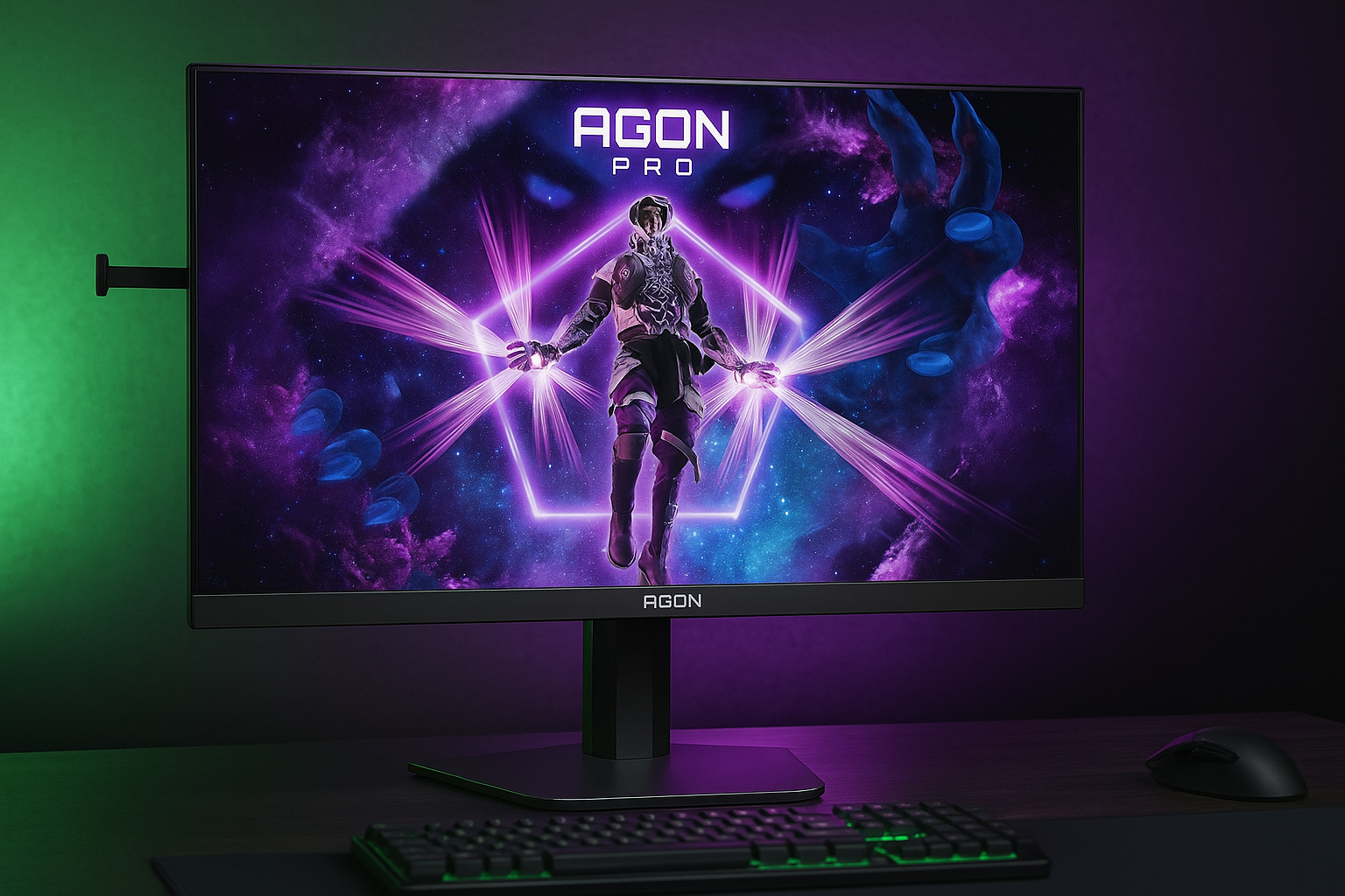 Monitor gaming AOC Agon AG246FK6 de 24 pulgadas con frecuencia de 610 Hz y 0.5 ms para eSports