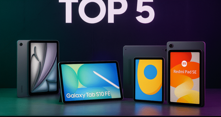 🏆 Top 5 tablets que puedes comprar en Amazon en 2025: potencia, calidad y precio.