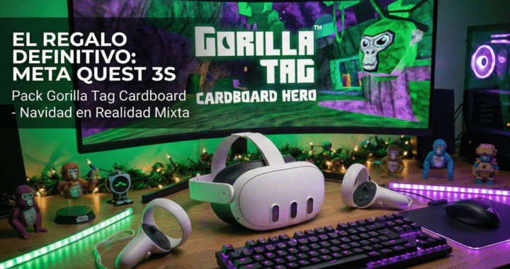 🎄El Regalo Definitivo de Esta Navidad: Análisis a Fondo del Meta Quest 3S 128 GB (Pack Gorilla Tag)